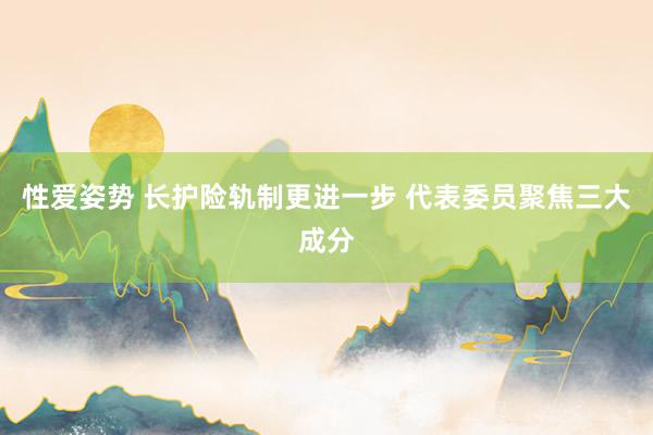性爱姿势 长护险轨制更进一步 代表委员聚焦三大成分